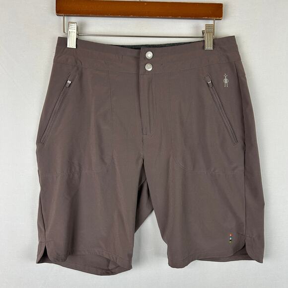Smartwool Merino Sport 8" Inseam Shorts Sparrow Purple Women's Size S - Picture 1 of 9
